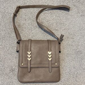 Taupe Crossbody Bag VGUC
